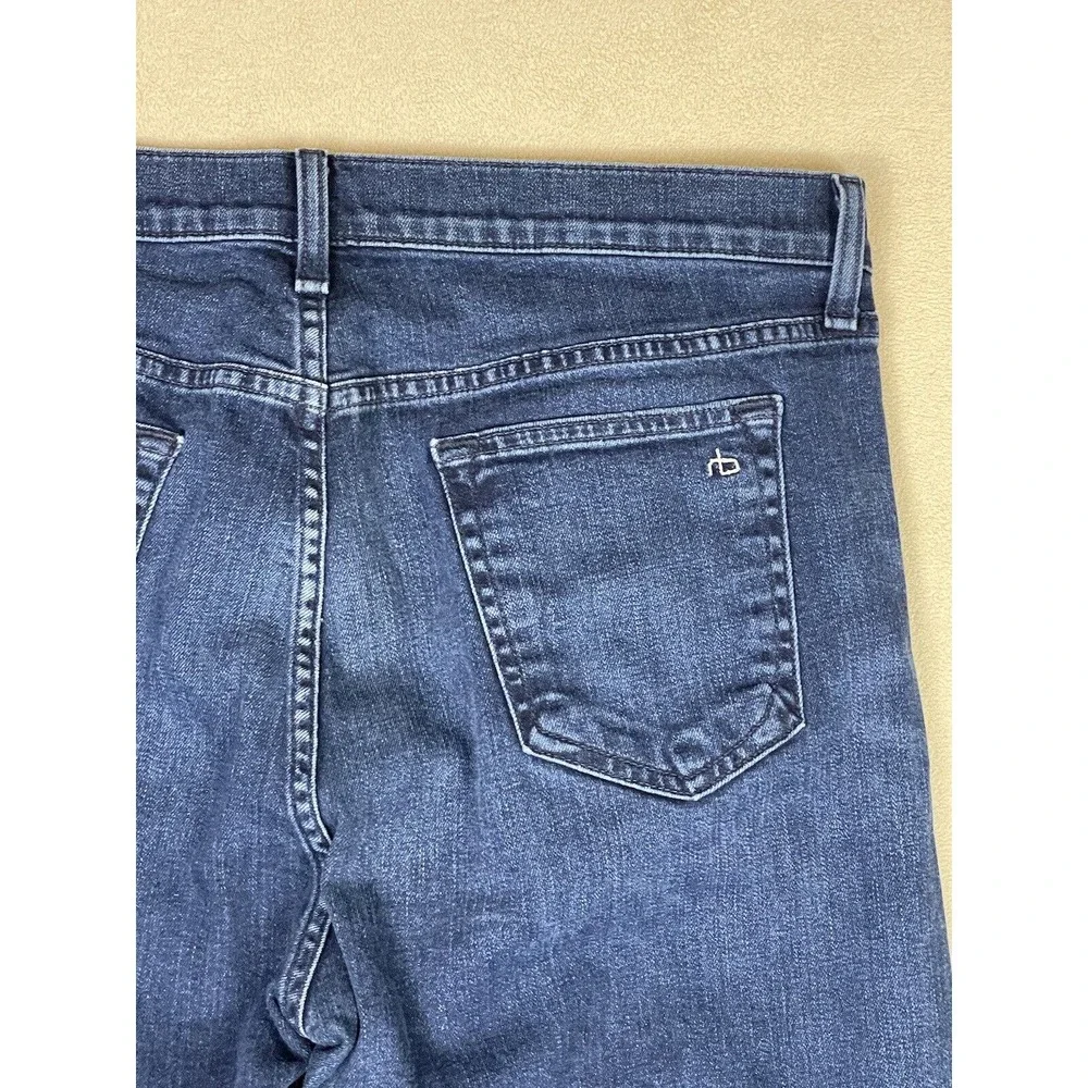 Rag & Bone Jeans Mens 33 Blue Straight Button Fly Casual‎ Workwear Denim Adult